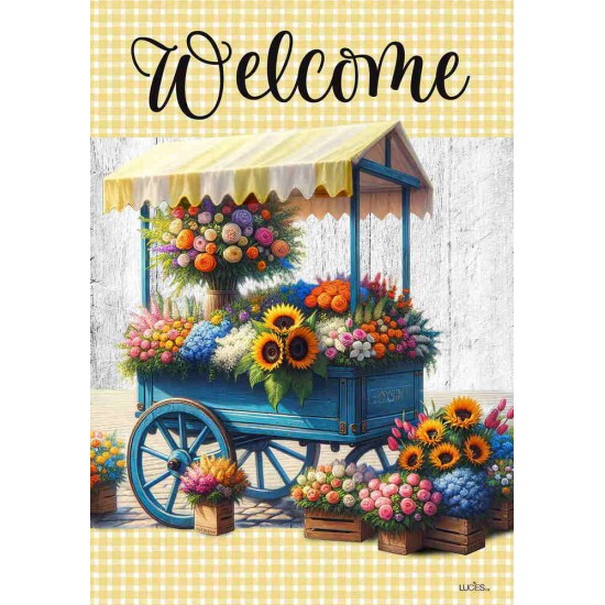 Welcome Fall flowers kiosk Welcome Fall flowers kiosk