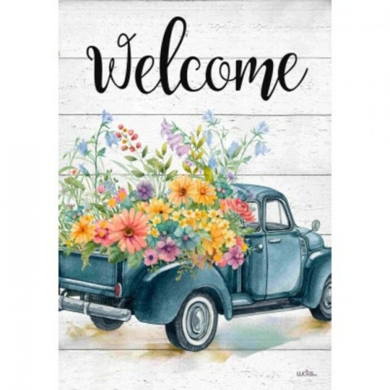 Welcome Blue Pickup