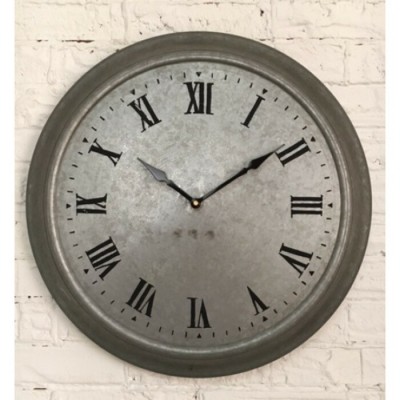  Horloge de Métal Galvaniser /47x9x48 