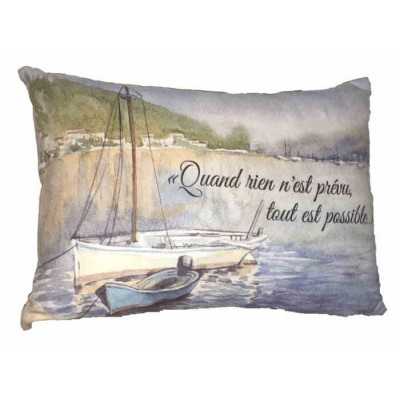 Coussin Quand rien n'est prévu 