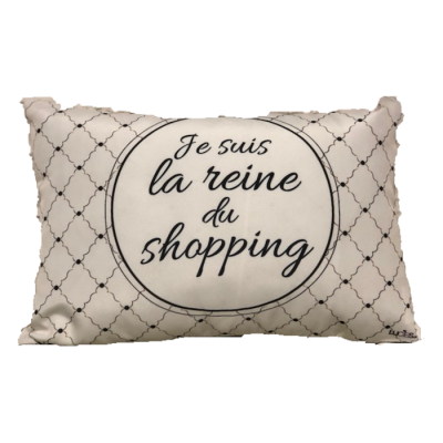 Coussin,  La reine du shopping