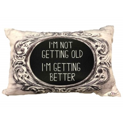 Coussin Getting old Getting better 