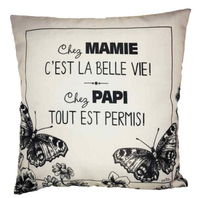Coussin Chez mamie et papi ... Coussin Chez mamie et papi ...