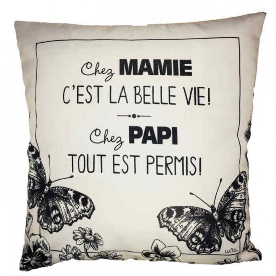 Coussin Chez mamie et papi ...