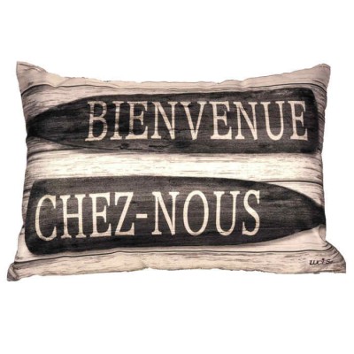 Coussin Bienvenue Chez-Nous Coussin Bienvenue Chez-Nous