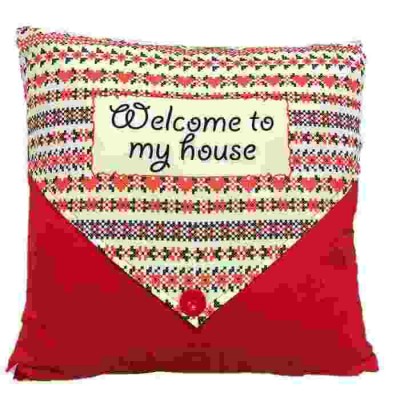 Coussin Welcome to my house 