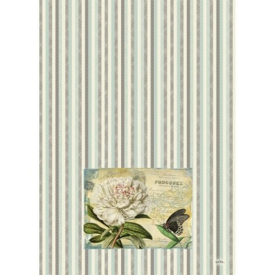 Linge à Vaisselle  100 % Cotton  Pivoine