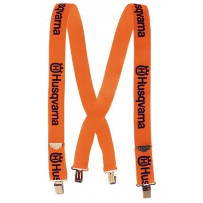 Bretelles à clips Husqvarna orange