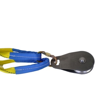 Poulie fermée pivotante 76mm  3500LBS en acier inoxydable