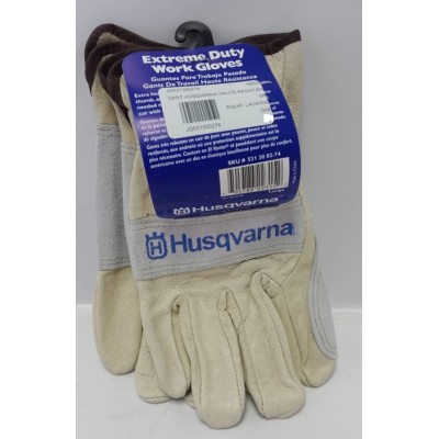Gants de travail husqvarna en cuir