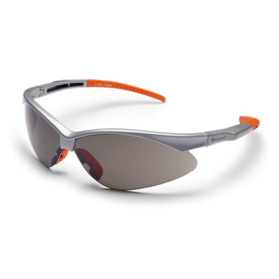 Lunette de sécurité sport grise et orange