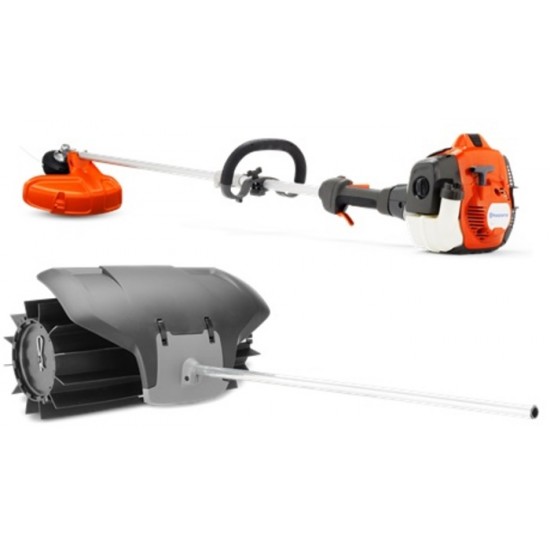 Balai de caoutchouc + moteur Husqvarna Pro 525LK +...