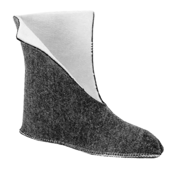 Feutres pour bottes en caoutchouc