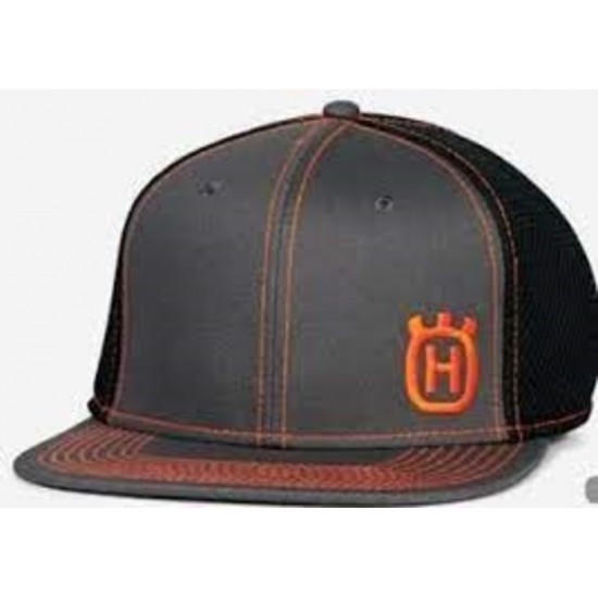 Casquette grise et noire Husqvarna