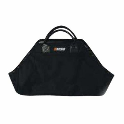 Sac de transport de bûches Écho noir 2 poignées