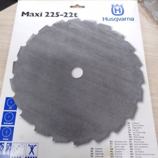 Lame  debrouss 9'' C3/4''(20mm) husqvarna