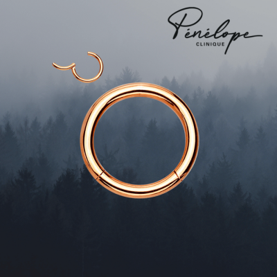 CLASSIK - Anneau Clicker Rose Gold - Segment...