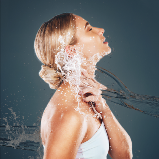 Aquaneedling Visage et cou
