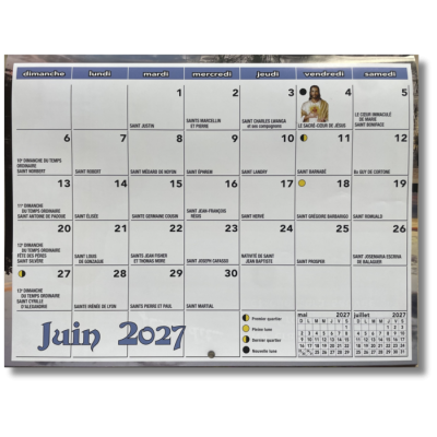 Calendrier 2027